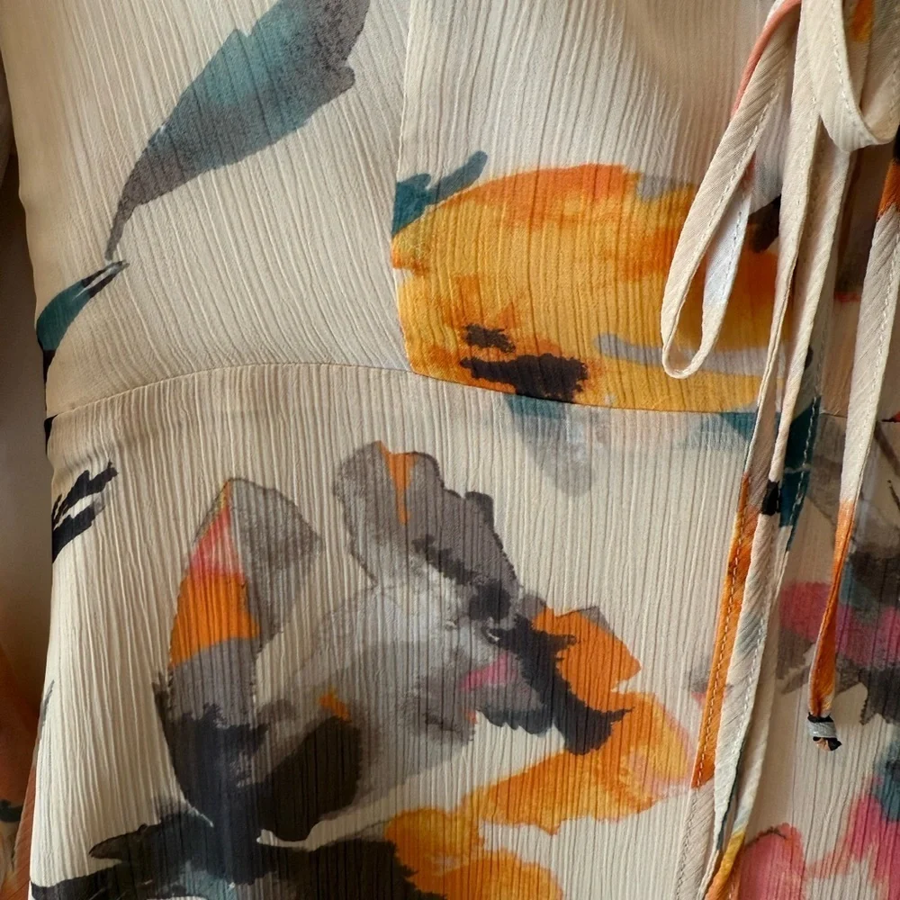 BCBGeneration Floral Long Sleeve Dress, Size 2